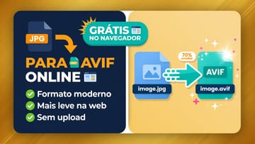 JPG para AVIF Online - Converter Foto para AVIF